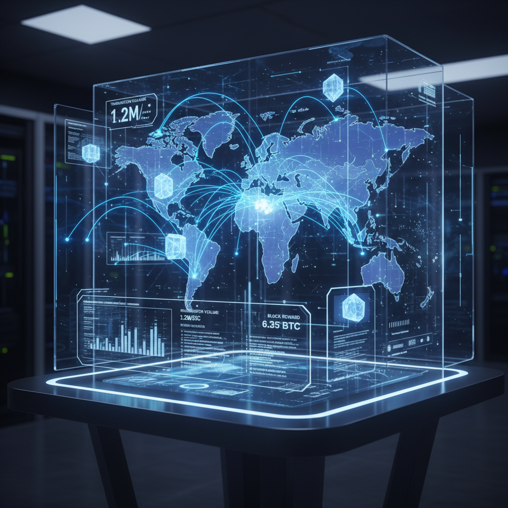 Engineers monitoring blockchain tracing workloads on secure infrastructure