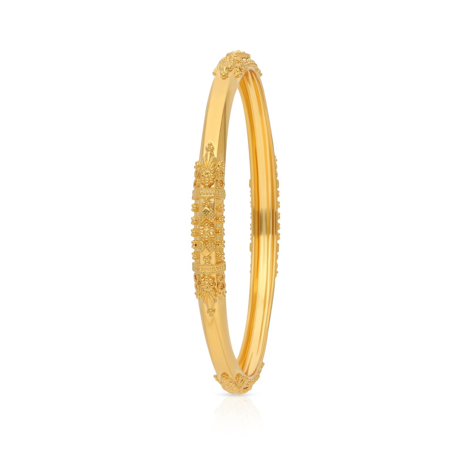 CBG-004 ornate gold Coorgi bangle