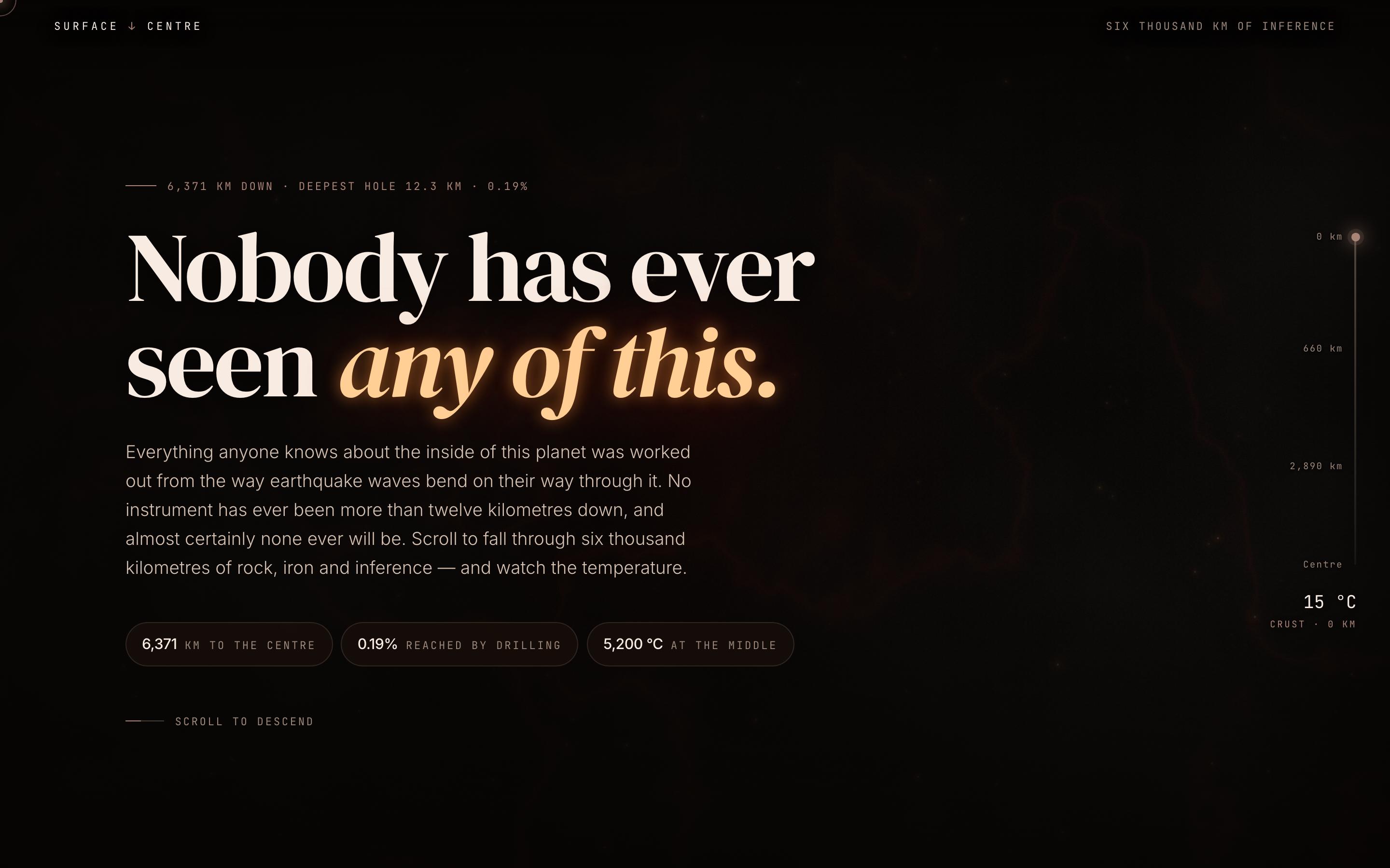 Geology Explainer Website Template — preview