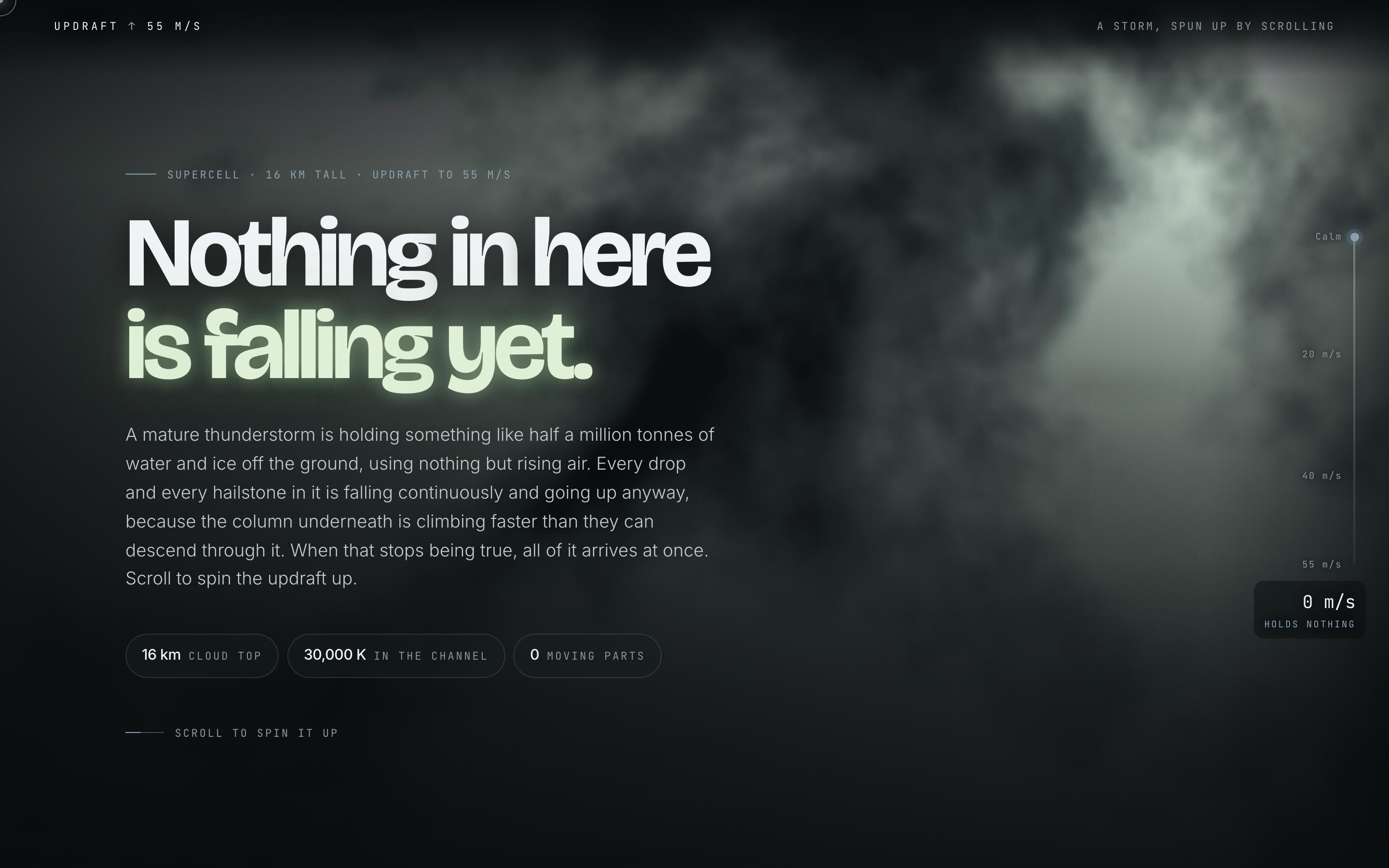 Weather Explainer Website Template — preview