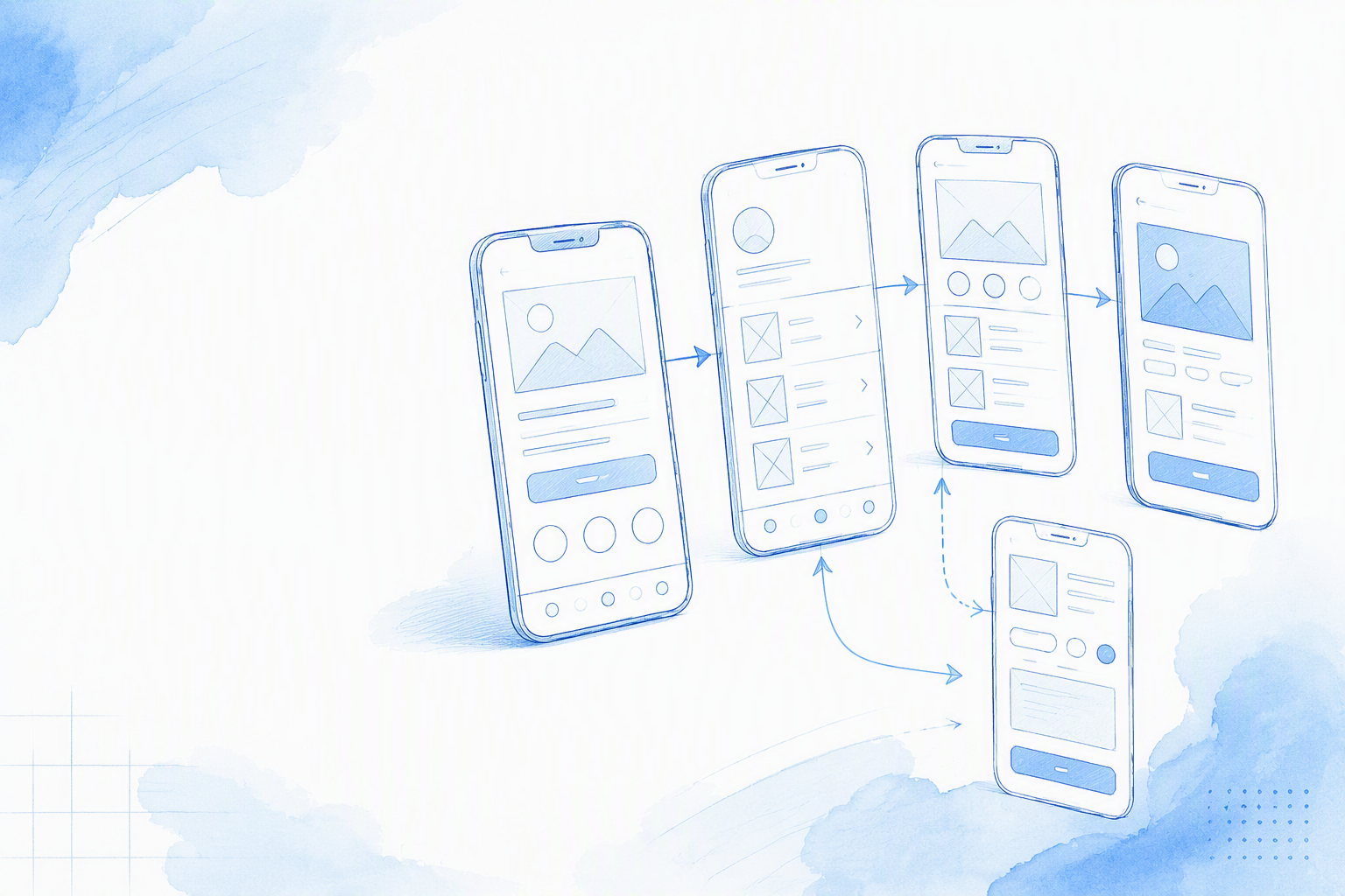 Mobile Wireframe Design Examples for Real App Flows