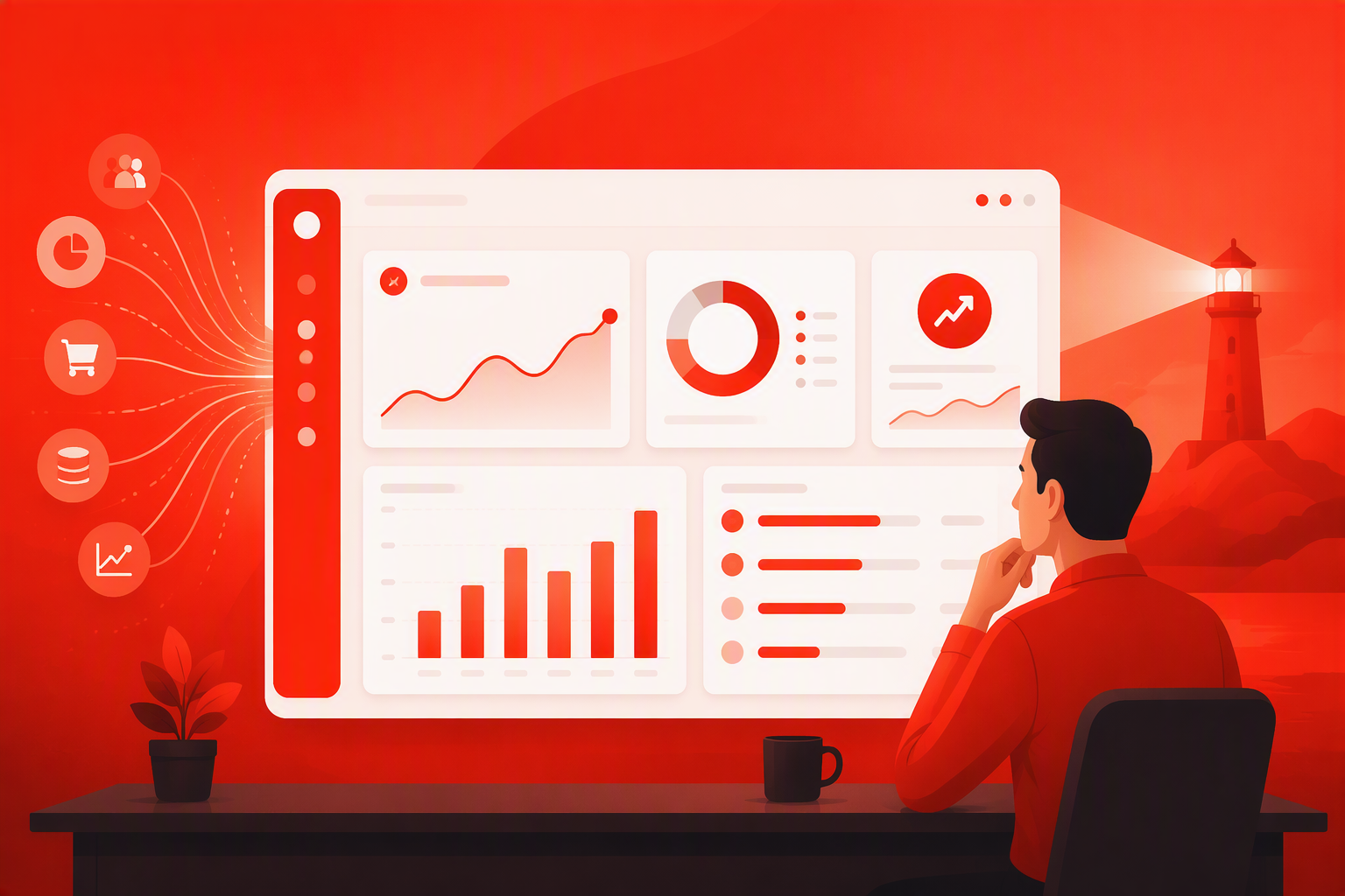 Dashboard design should help users decide, not display everything
