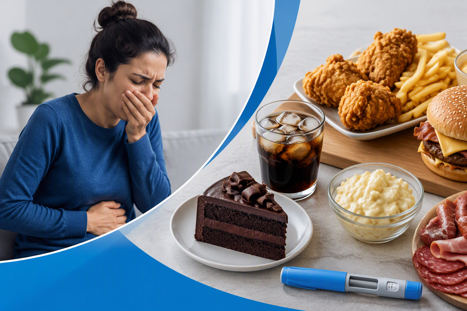 Foods to avoid on Ozempic when nausea or fullness gets worse