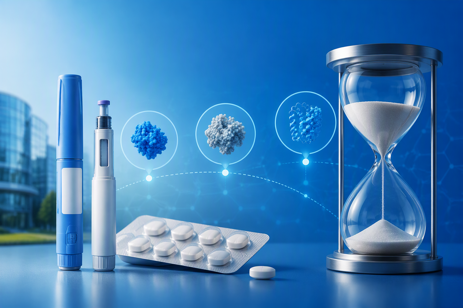 Ozempic, Wegovy, and Rybelsus do not share one simple patent date