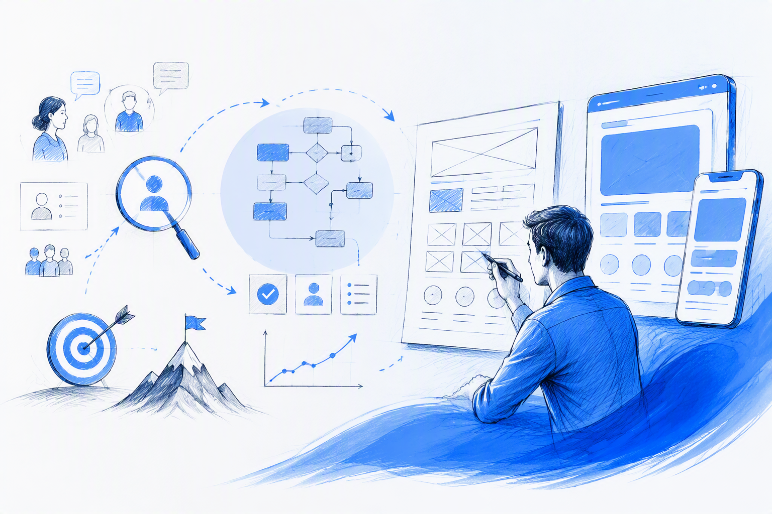 What UI and UX design services should solve before screens are designed
