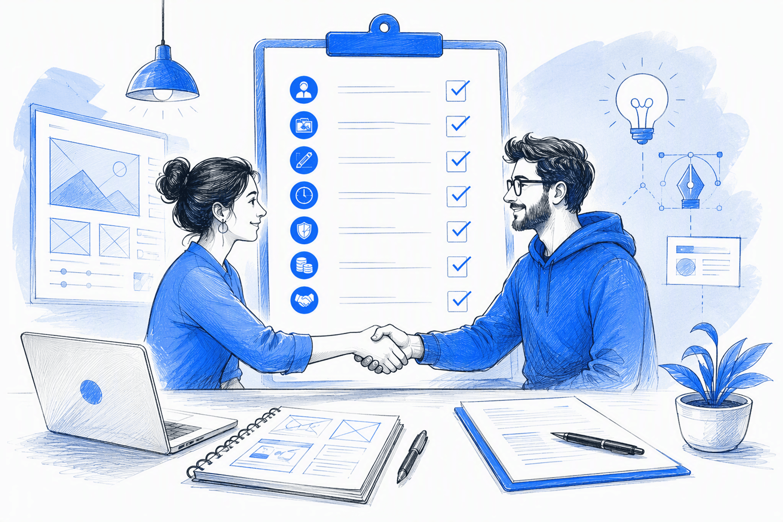 Product design freelance hiring: 8 checks before signing a contract