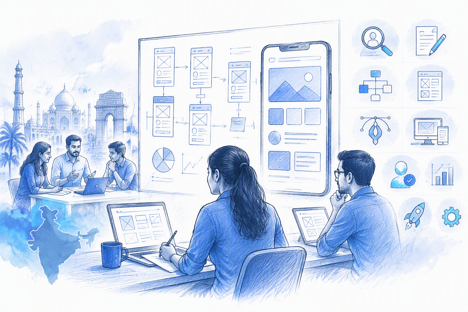 What full-service UI/UX design services should include