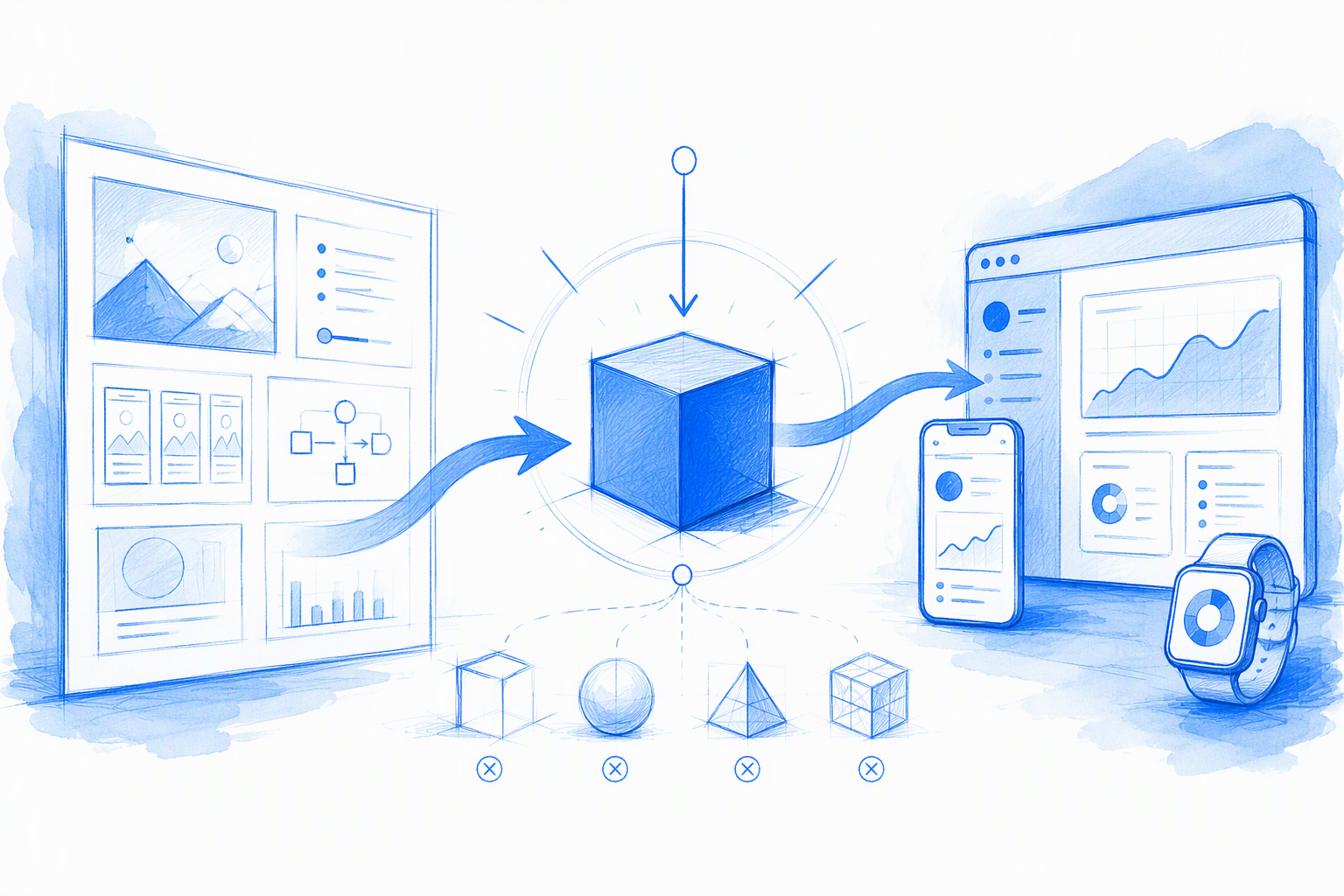 Build each case study around one consequential decision