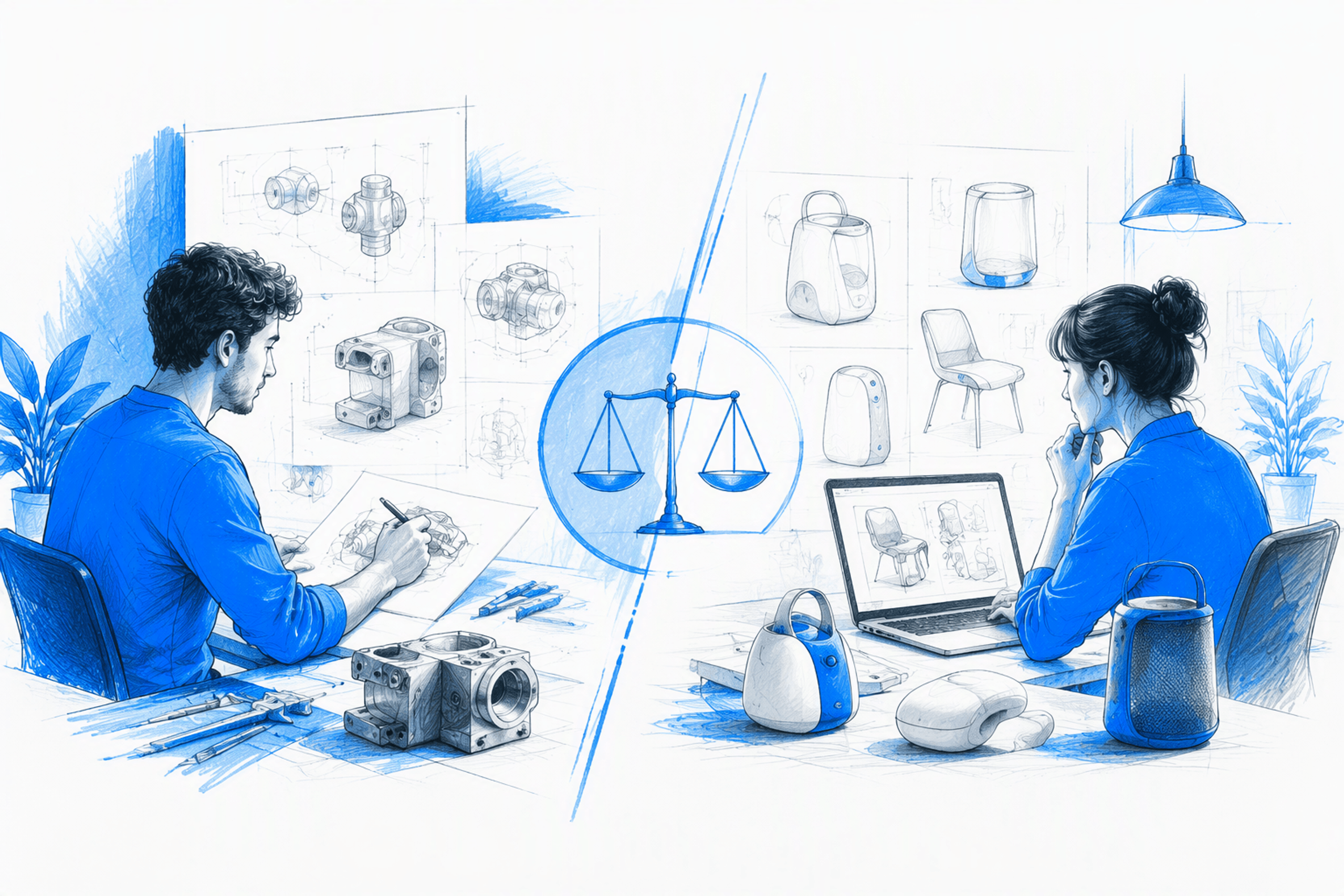 Freelance industrial designer or product designer: who should you hire?