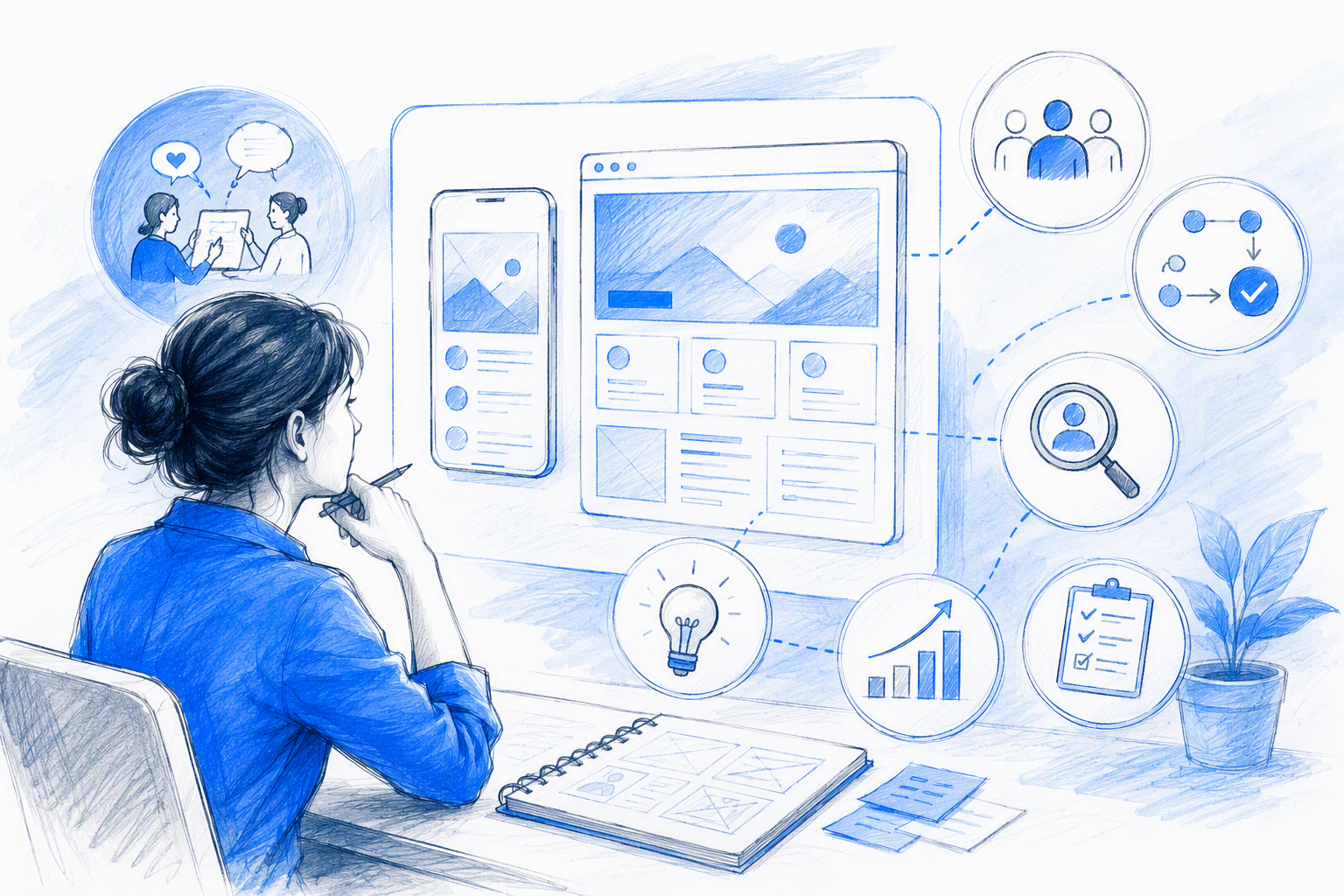 How do you evaluate a UI UX design service beyond the portfolio?