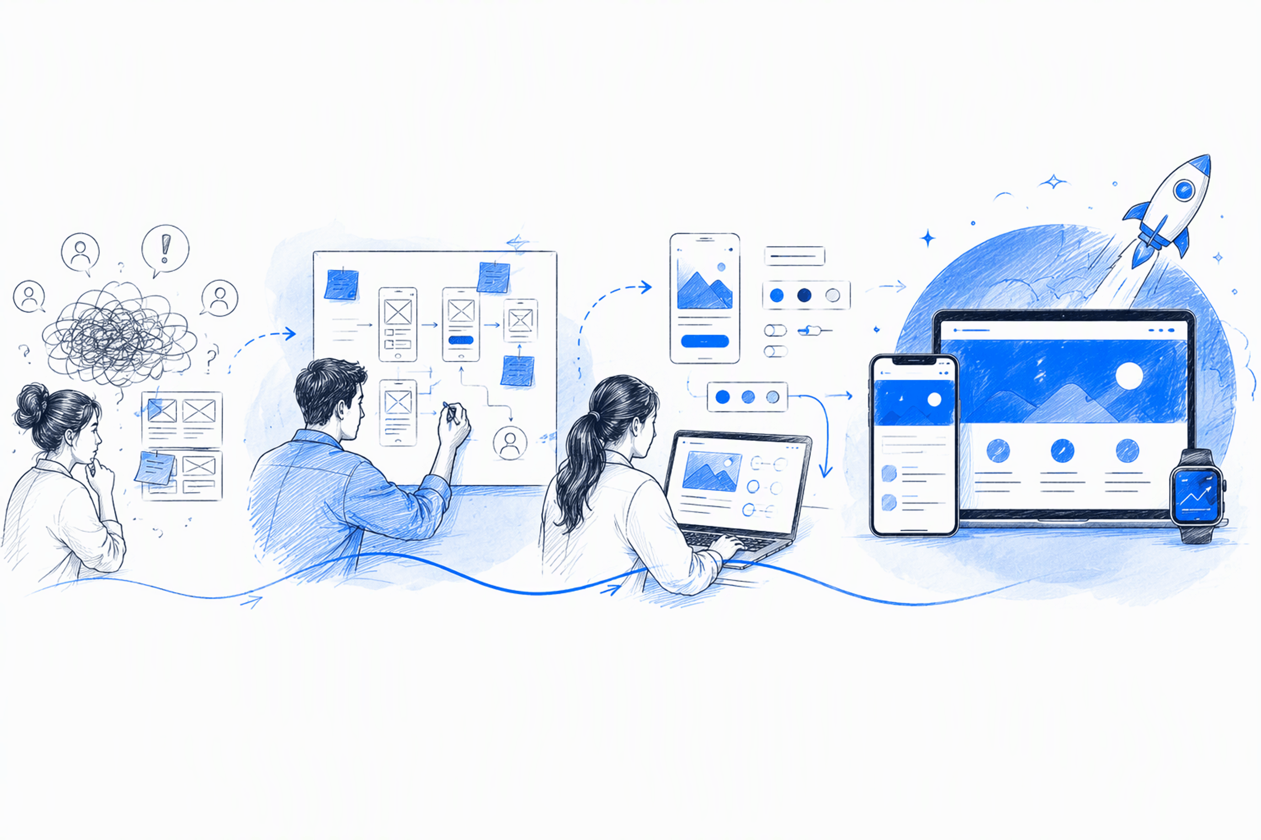 UI/UX design services that turn product problems into shipped experiences