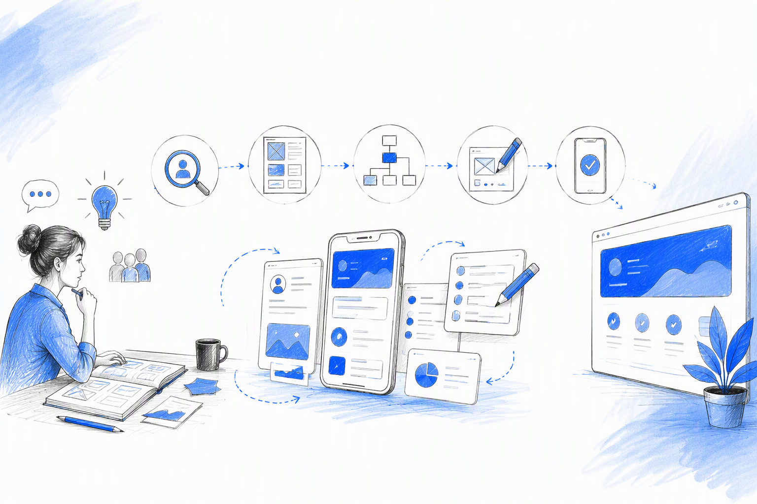 My end-to-end UI/UX design process