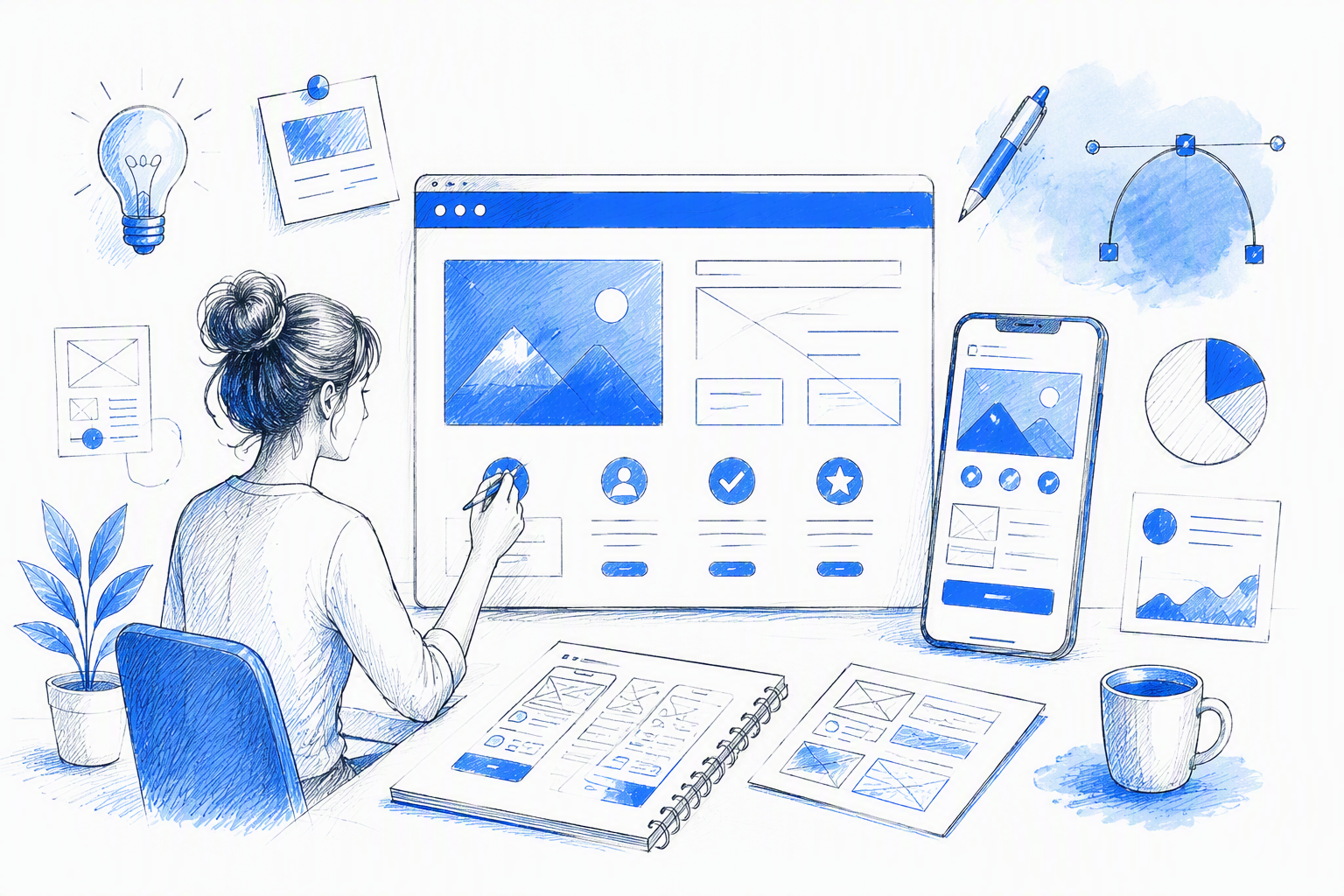 What UI UX web design services should include