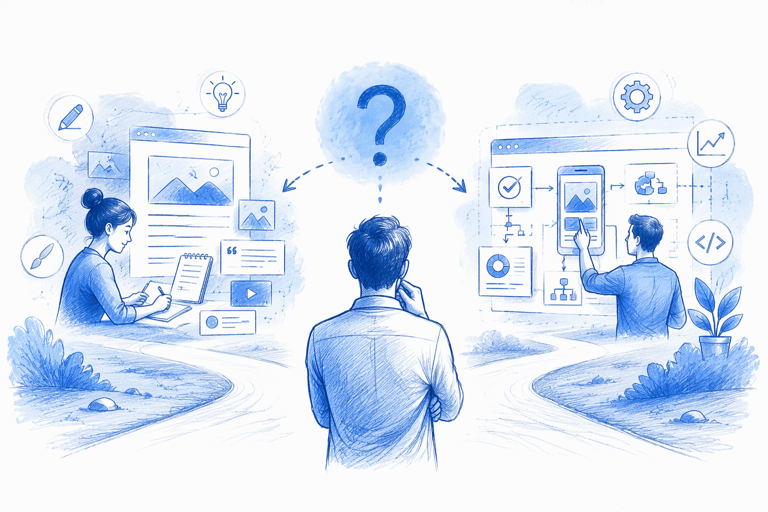 Freelance content designer or end-to-end product designer: which owner does your product need?