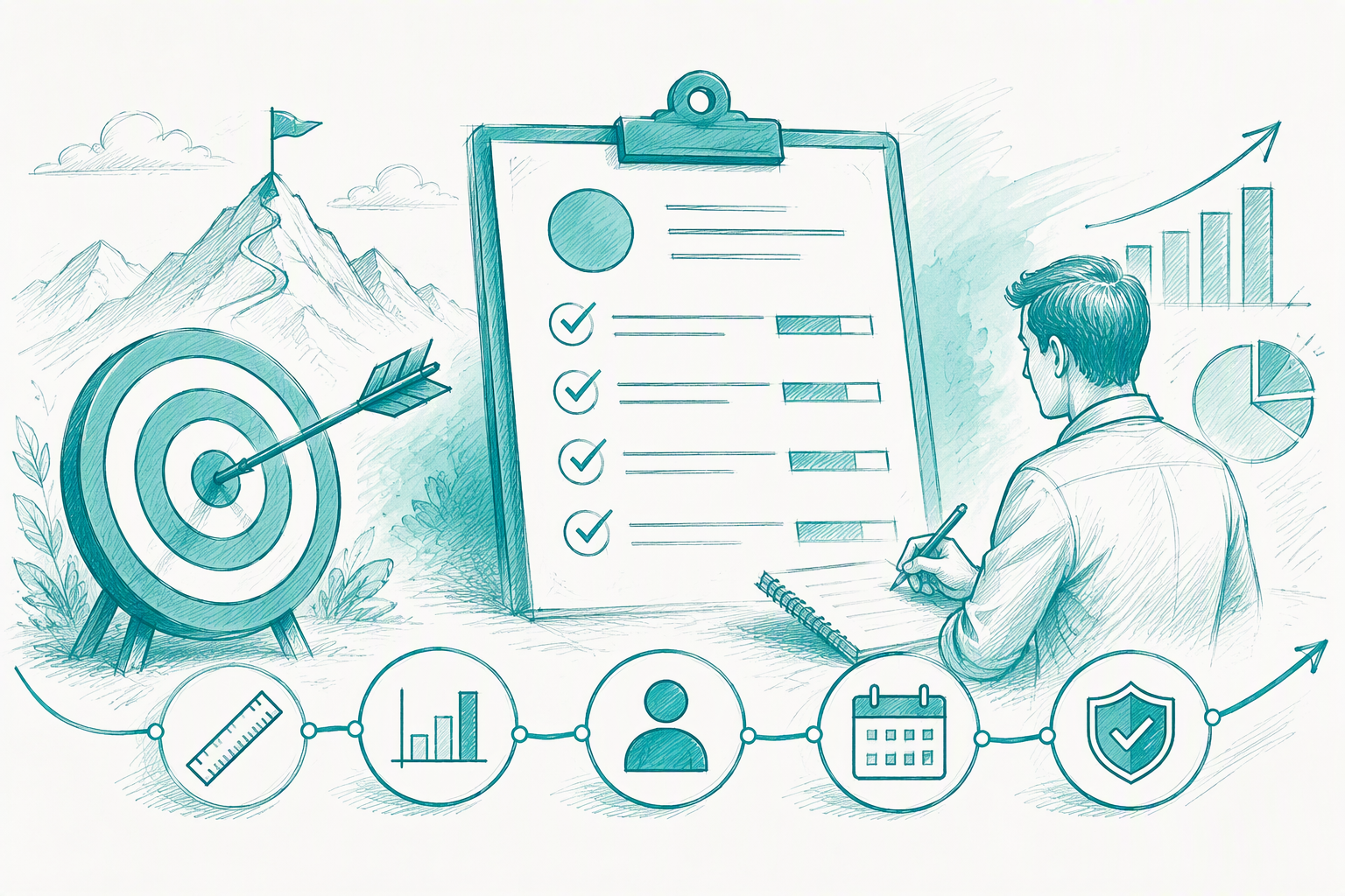 How to write a SMART objective: formula, baseline, owner, deadline, and guardrail