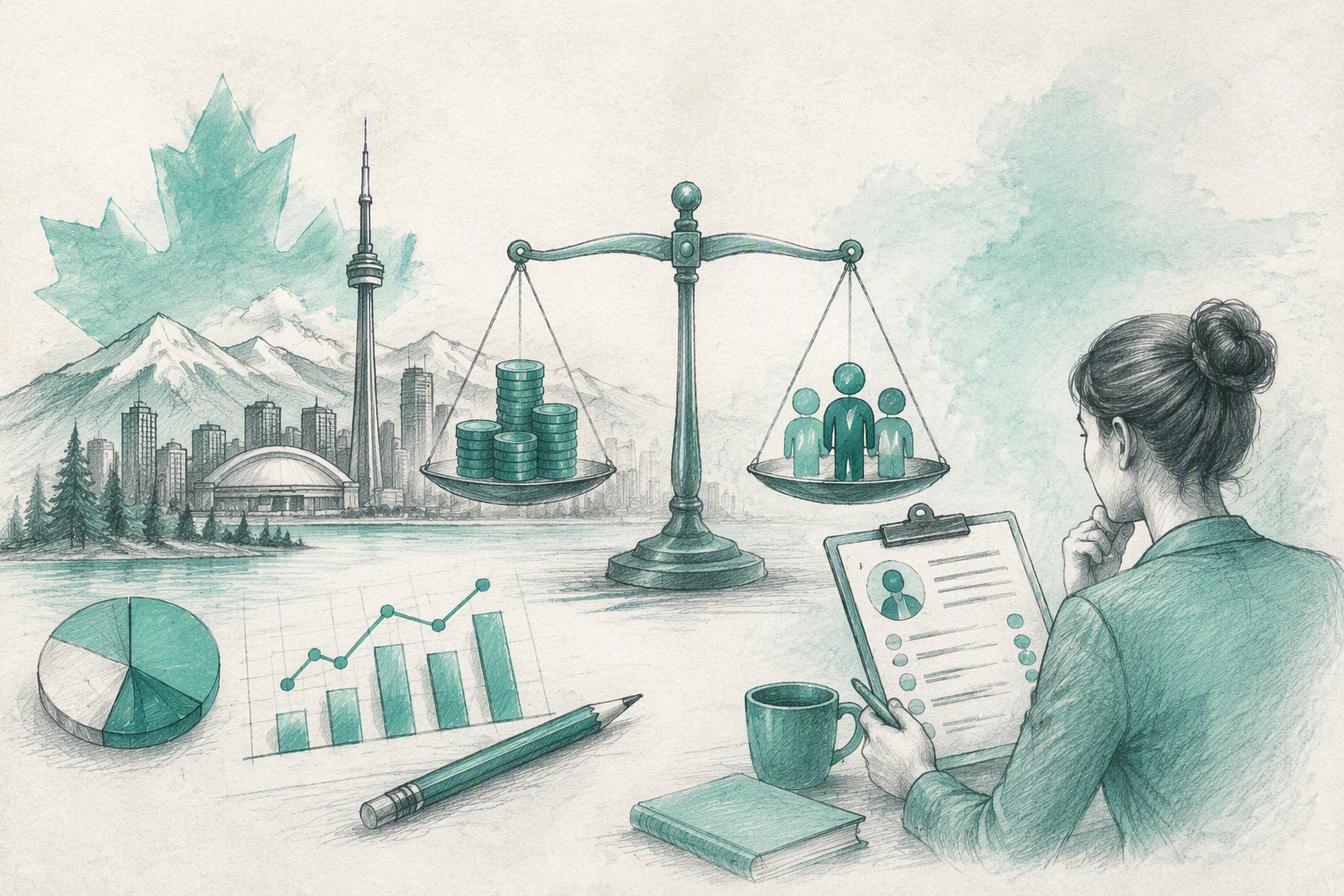 How to use the average salary in Canada without mispricing a hire