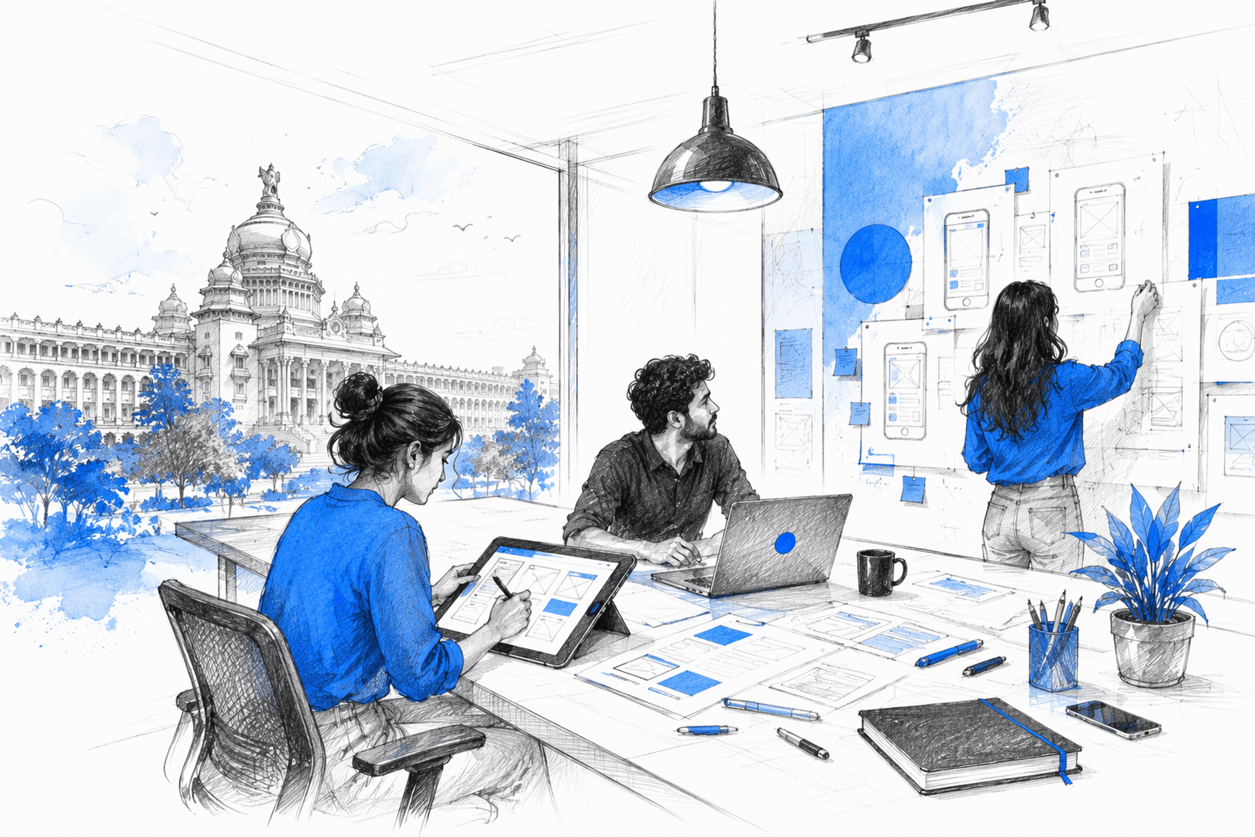 Design studio in Bangalore for distinctive digital products