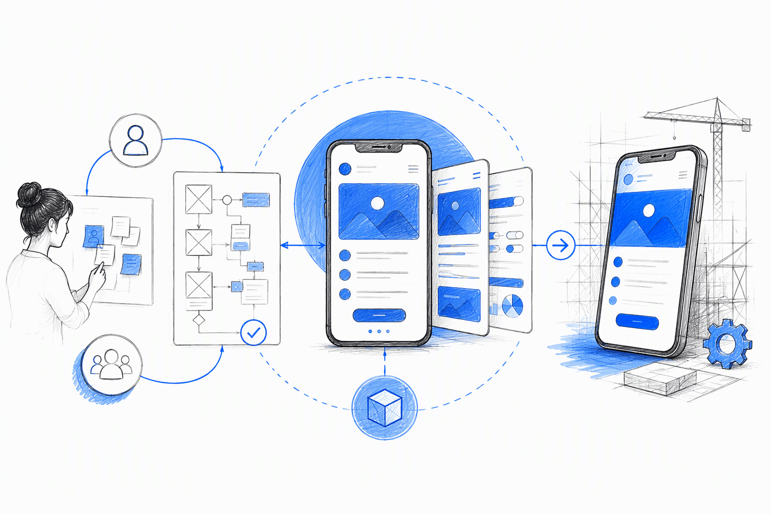 Product design that connects UX, UI, and the final build