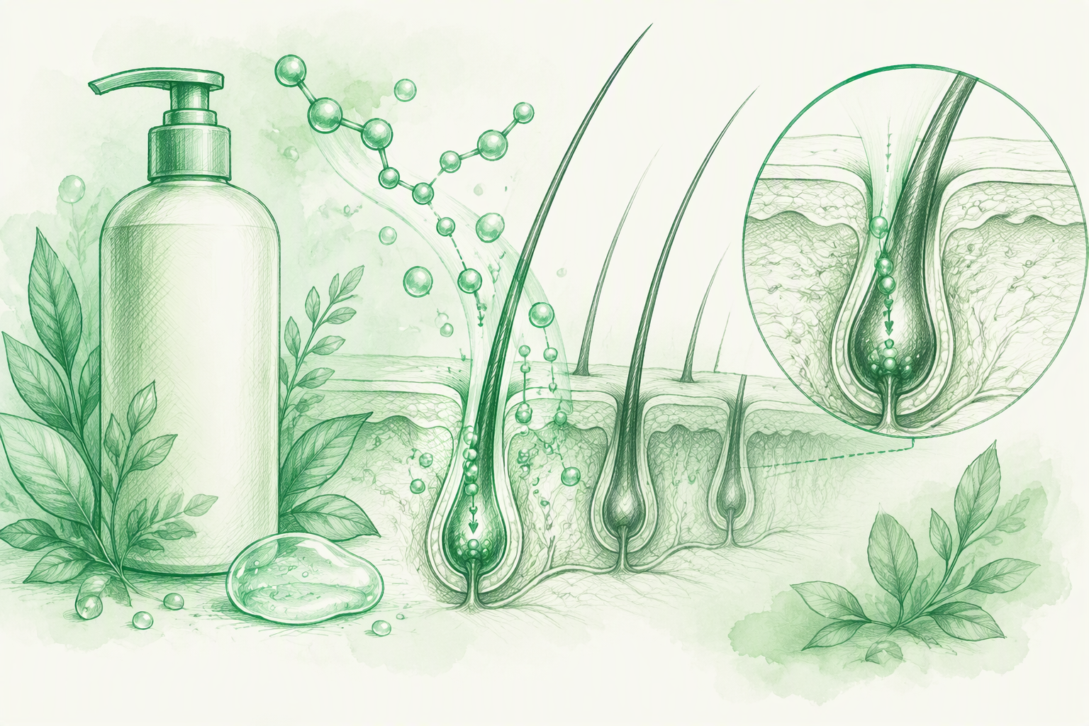 Do Peptides in Shampoo Reach the Hair Follicle?